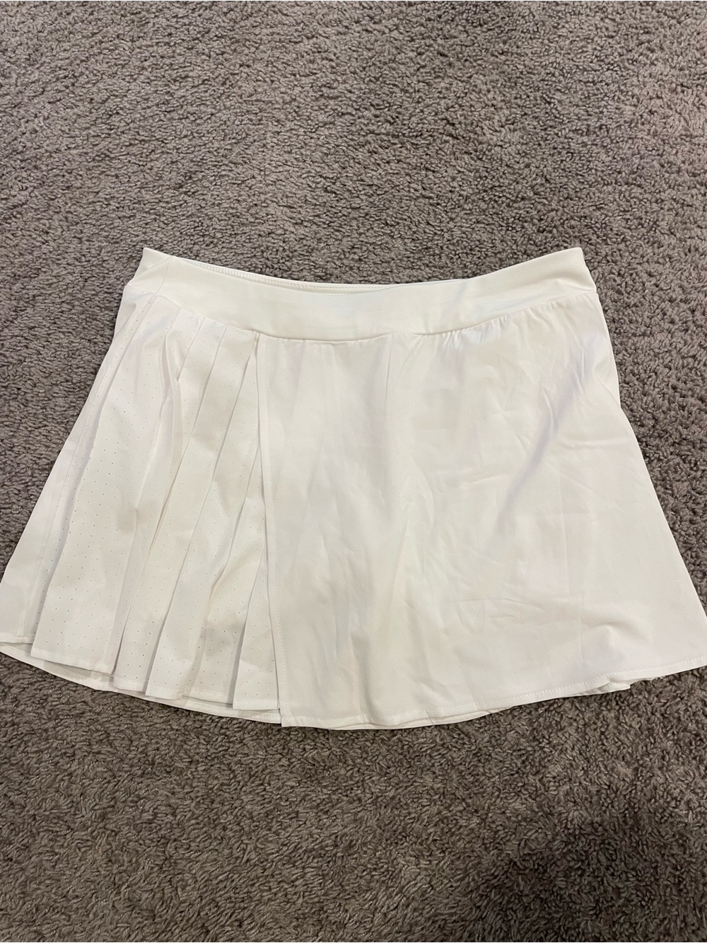 Avia White Women's Pleated Athletic Skort